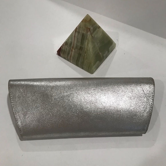 JALDA hand bag silver leather - Picture 2 of 5